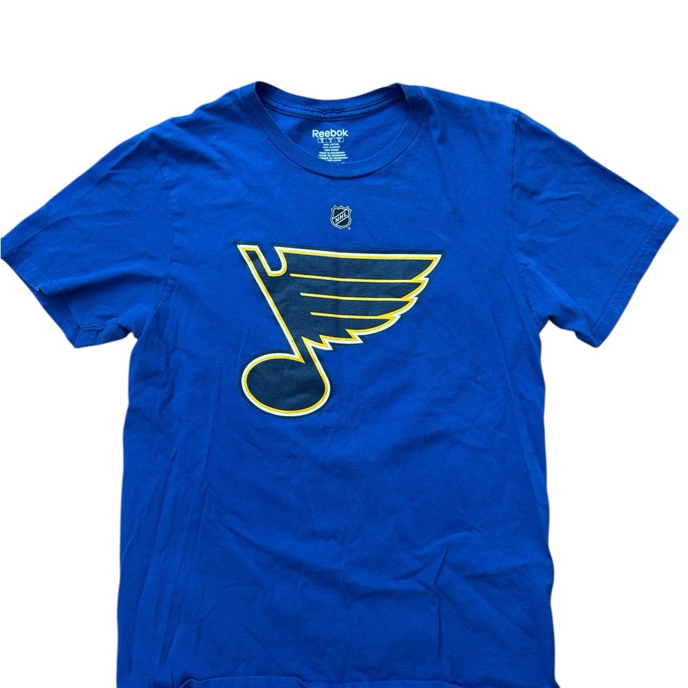 St Louis Blues Ryan Reaves #75 Women’s T-Shirt Size Medium Reebok NHL Blues - Picture 3 of 7
